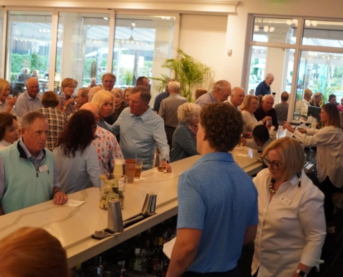 Big crowd at Sand Bar for Bartender Night